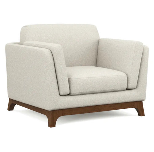 Pair of Ceni 39" Lounge Chairs - Chalk Gray