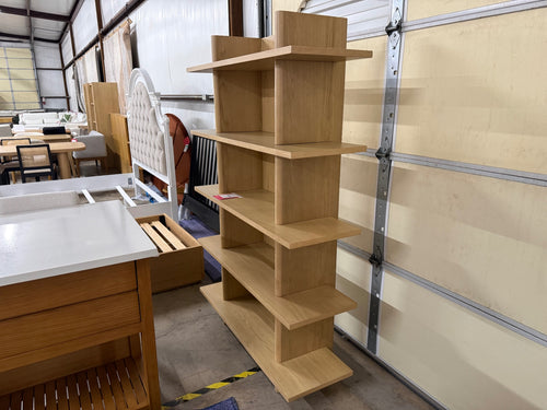 Torme 48" Bookcase, Tall - White Oak