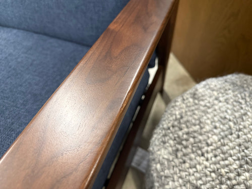 Ellow 28.5" Reclining Lounge Chair - Lennox Blue