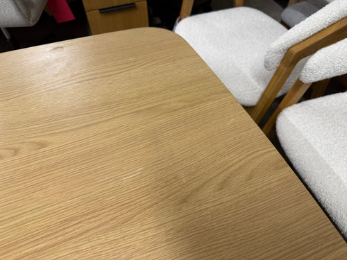 CLEARANCE Plumas 37.5" - 57.25" Extendable Dining Table - White Oak