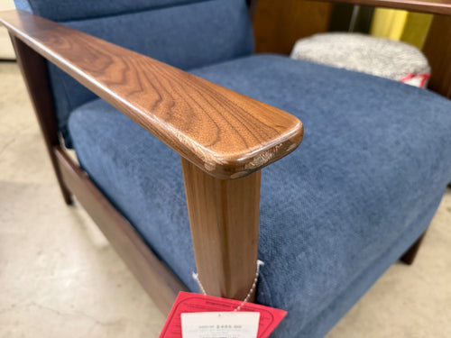Ellow 28.5" Reclining Lounge Chair - Lennox Blue