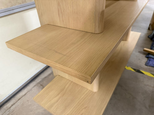 Torme 48" Bookcase, Tall - White Oak