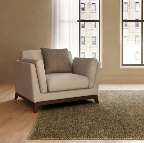 Pair of Ceni 39" Lounge Chairs - Chalk Gray