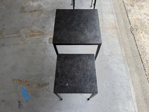 Four Hands Dalston Nesting End Tables - Raw Black