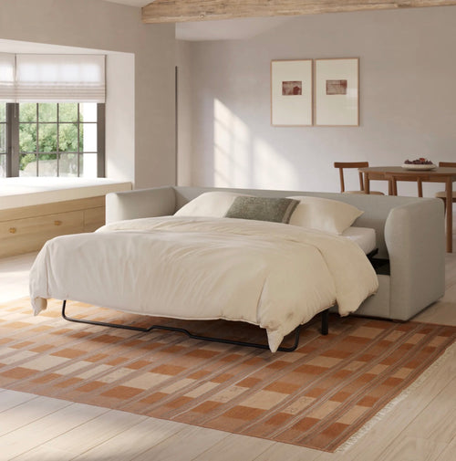 Marina 90" Sofa Bed - Clover Ivory Performance Fabric