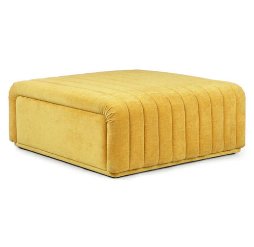Sefto 39.5" Ottoman - Marigold Yellow