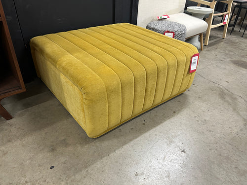 Sefto 39.5" Ottoman - Marigold Yellow