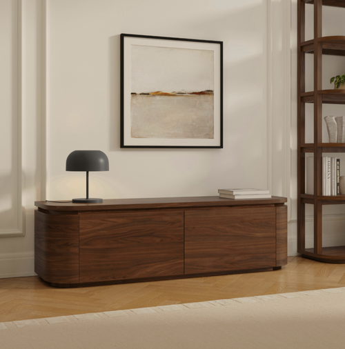 Maren 63" Low Media Unit - Walnut