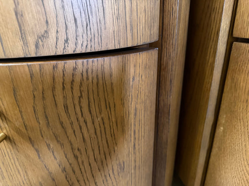 Pair of Miila 2-Drawer Nightstand - Smoked Oak