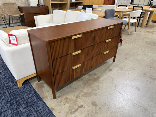 Liv 6-Drawer Double Dresser - Walnut