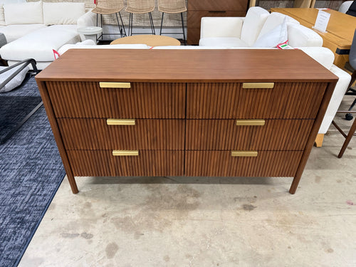 Liv 6-Drawer Double Dresser - Walnut