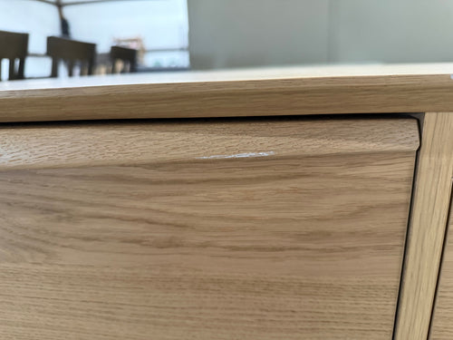 Lenia 6-Drawer Double Dresser - White Oak