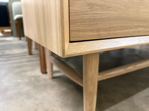 Lenia 6-Drawer Double Dresser - White Oak
