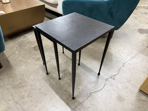 Four Hands Dalston Nesting End Tables - Raw Black