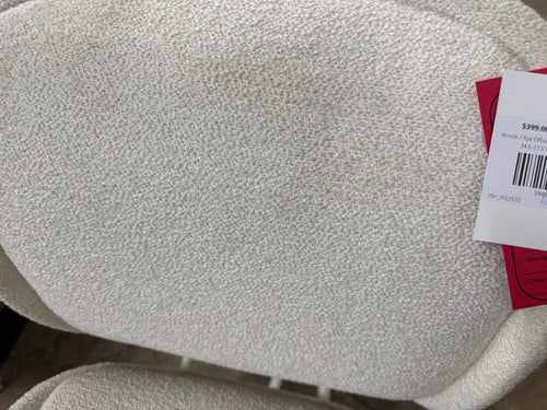 Rya Office Chair - Ivory Wool Bouclé