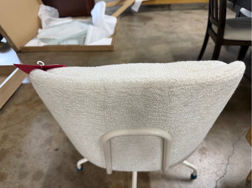 Rya Office Chair - Ivory Wool Bouclé