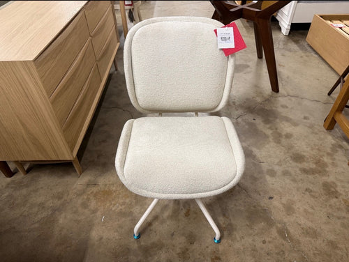 Rya Office Chair - Ivory Wool Bouclé