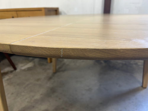 CLEARANCE Plumas 55" - 74.75" Extendable Dining Table - White Oak