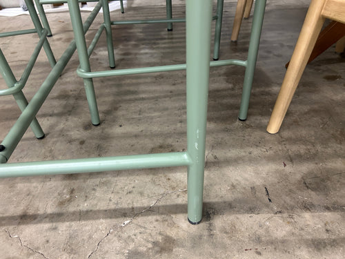 Sarek 51" Outdoor Bar Table And Counter Stool Set - Khaki Green