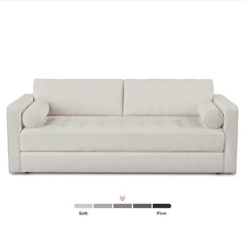 Sven 88" Tufted Sofa Bed - Biscuit Cream