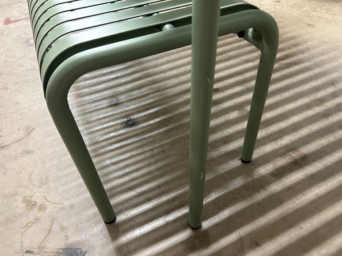Sarek 67" Outdoor Dining Table And Bench Set - Khaki Green