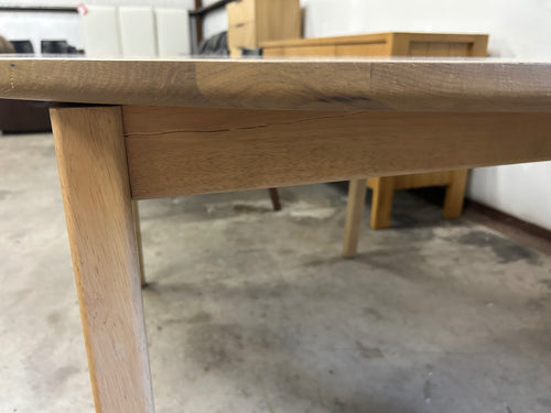 CLEARANCE Plumas 55" - 74.75" Extendable Dining Table - White Oak