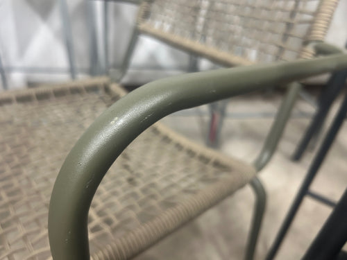 Set of 4 Manna Outdoor Dining Chairs - Grove Green