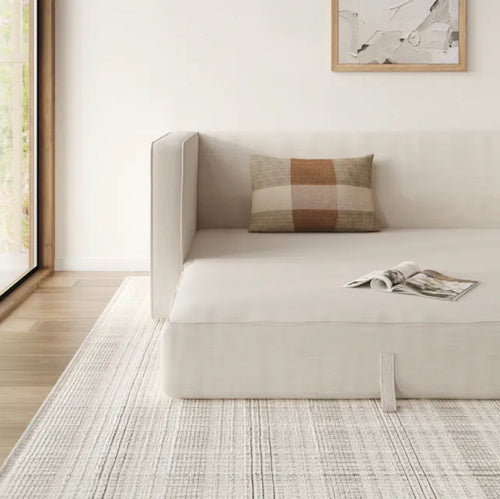 Sven 88" Tufted Sofa Bed - Biscuit Cream