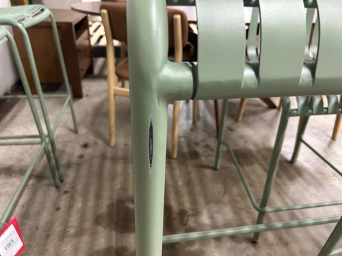 Sarek 51" Outdoor Bar Table And Counter Stool Set - Khaki Green