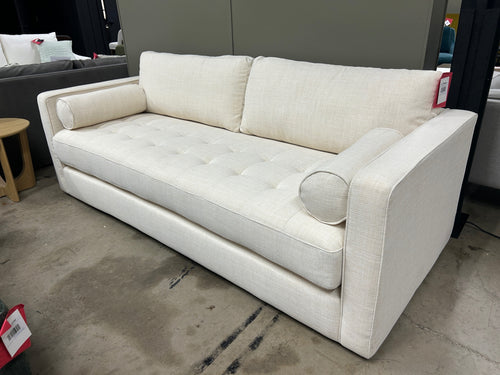Sven 88" Tufted Sofa Bed - Biscuit Cream