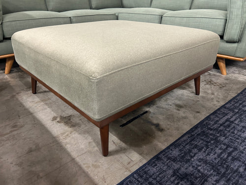 Rhett 38.5" Ottoman - Felted Green