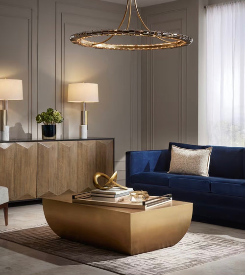 Arteriors Home Caroline Cocktail Table - Antique Brass
