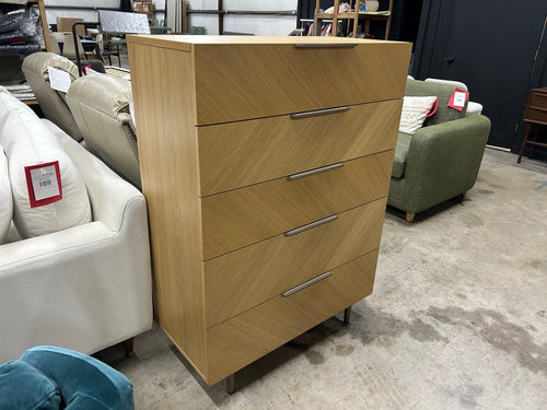 Nera 5-Drawer Chest - Oak