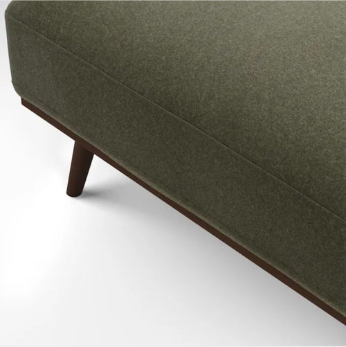 Rhett 38.5" Ottoman - Felted Green