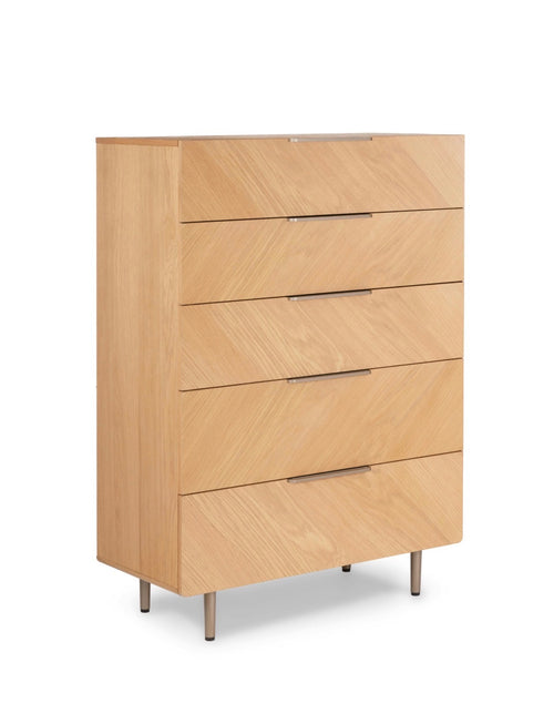 Nera 5-Drawer Chest - Oak