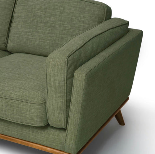 Timber 93" Corner Sectional - Olio Green