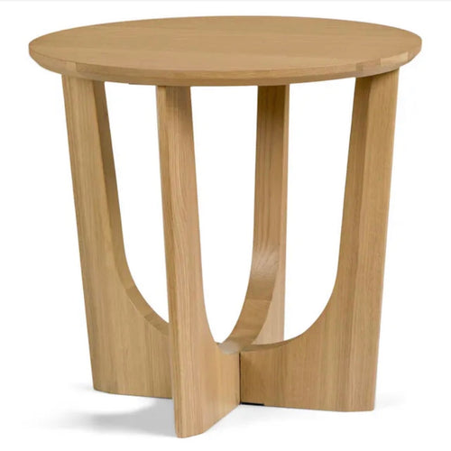 Pair of Tovi Side Tables - White Oak