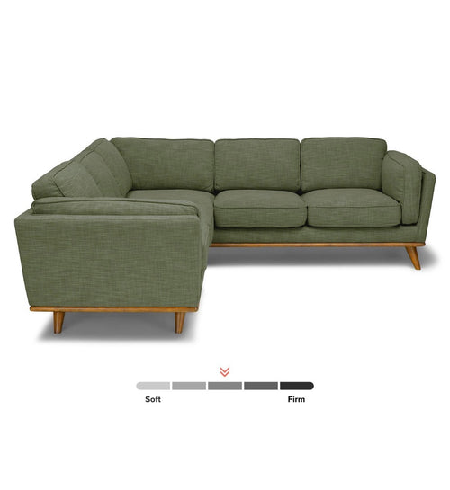 Timber 93" Corner Sectional - Olio Green