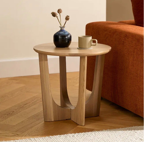 Pair of Tovi Side Tables - White Oak