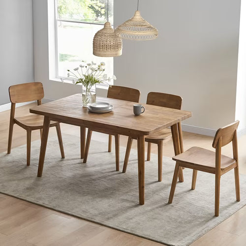 Castlery Seb Extendable Dining Table and (6) Chairs