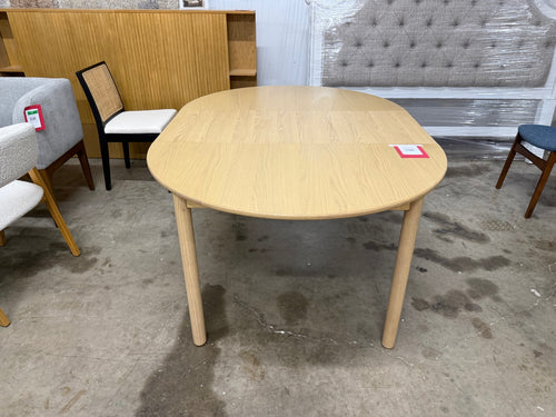 Heidi 48" - 67.75" Extendable Round Dining Table - White Oak
