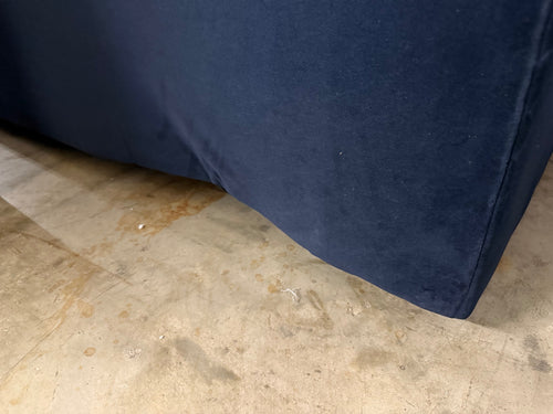 Riley 118.5" Velvet Left Sectional - Hale Ink