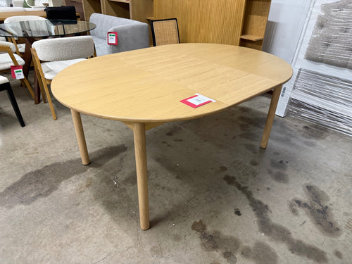 Heidi 48" - 67.75" Extendable Round Dining Table - White Oak