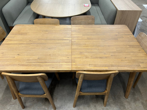 Castlery Seb Extendable Dining Table and (6) Chairs
