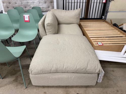 Leigh 82” Modular Chaise Lounge Set - Silver Taupe