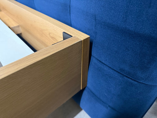 Basi Queen Bed Frame - White Oak