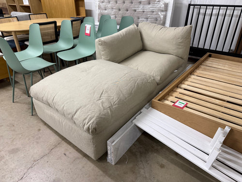Leigh 82” Modular Chaise Lounge Set - Silver Taupe