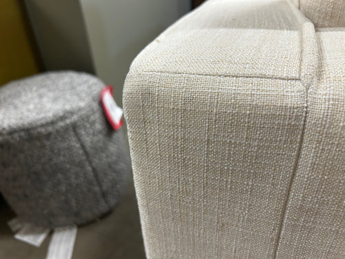 Sven 100" Tufted Right Sectional - Biscuit Cream