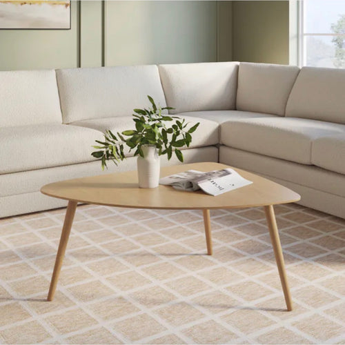 Amoeba 35" Coffee Table - White Oak