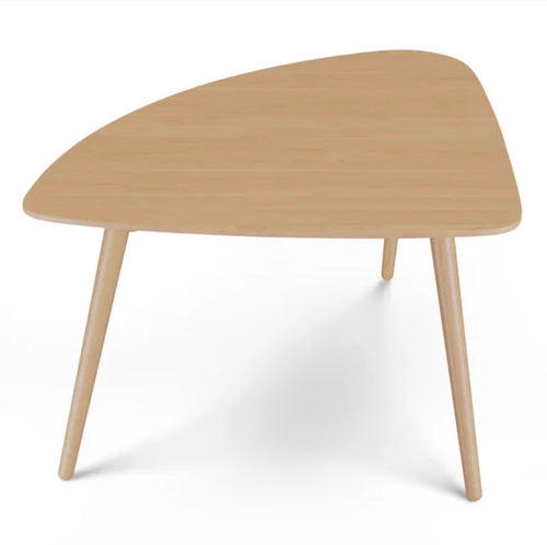 Amoeba 35" Coffee Table - White Oak
